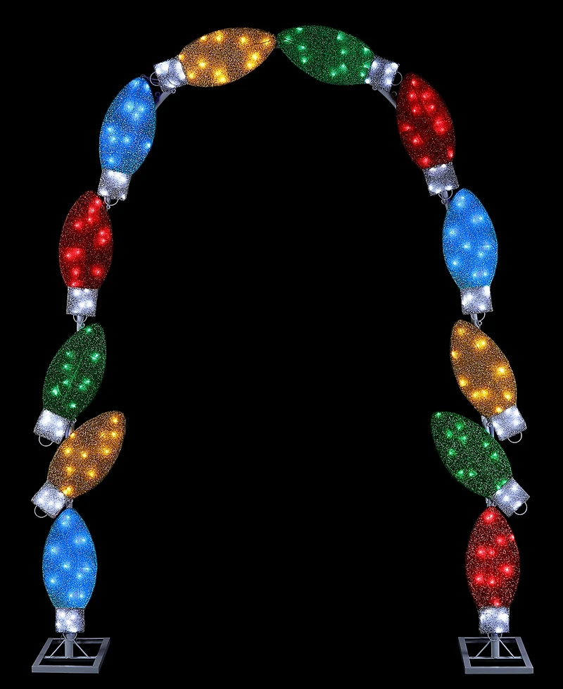 Mr. Christmas C9 Bulb Illuminated Tinsel Arch