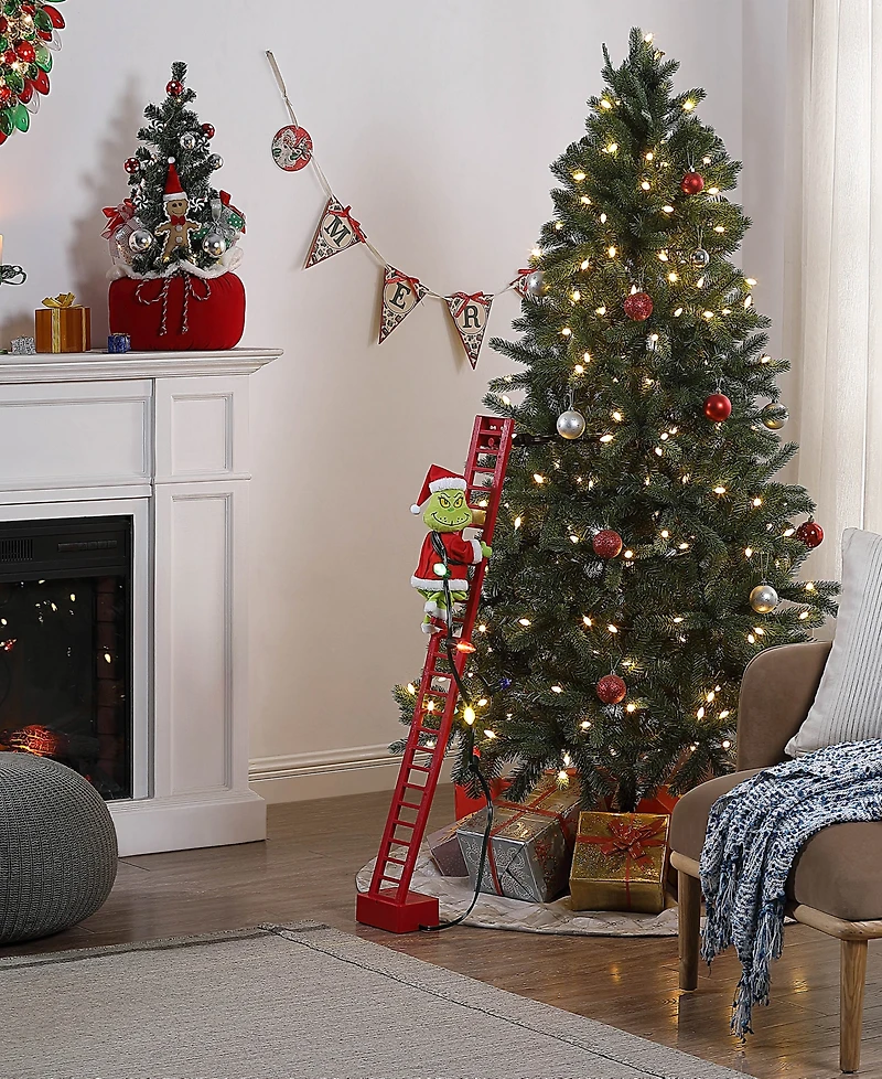 Mr. Christmas Super Climbing Grinch with Ladder