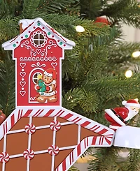 Mr. Christmas Animated Gingerbread Ski Slope