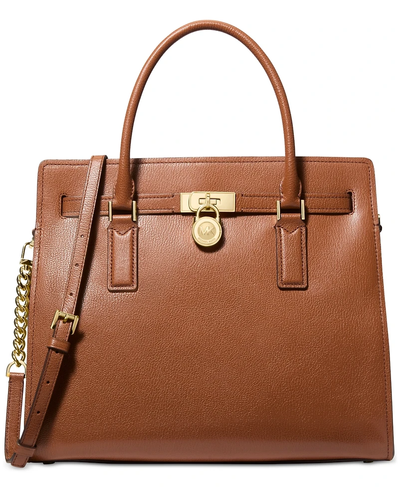 Michael Kors Hamilton Moderne Large Leather Satchel