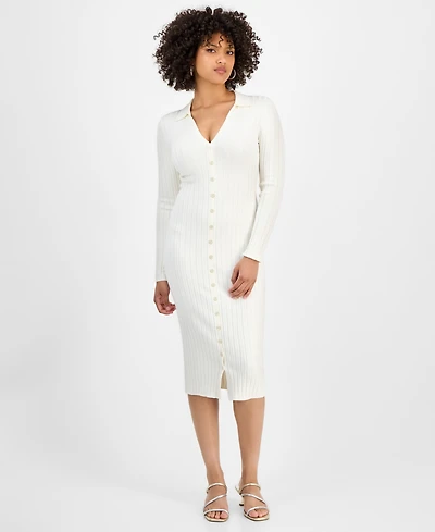 Guess Women's Miranda Long-Sleeve Sweater Dress