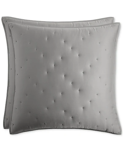 Hotel Collection Lyocell Quilted 2-Pc. Sham Set, Euro