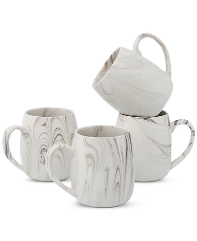 Lorren Home Trends Marble Pattern Mugs