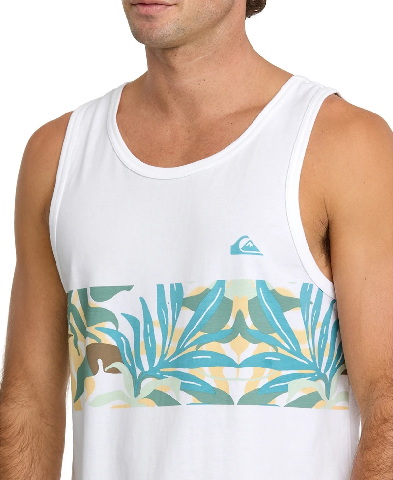 Quiksilver Men's Blueweed Stripe Tank Top