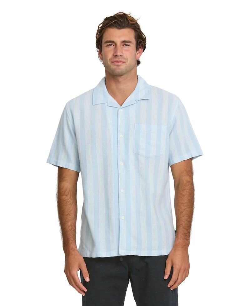 Quiksilver Men's Nightfall Island Short Sleeve Shirt