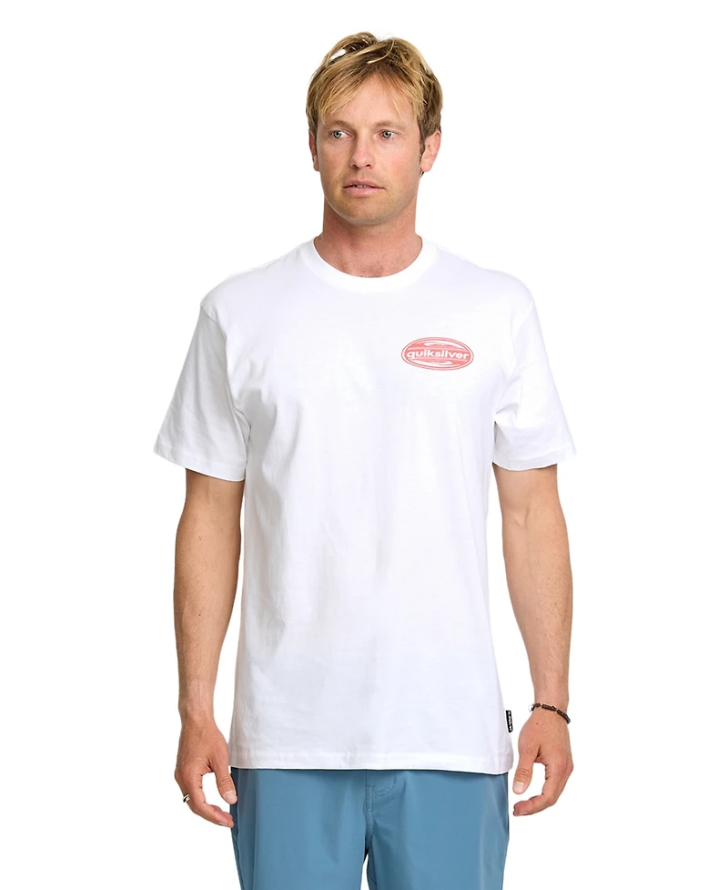 Quiksilver Men's 2000s Boarding Short Sleeve T-shirt