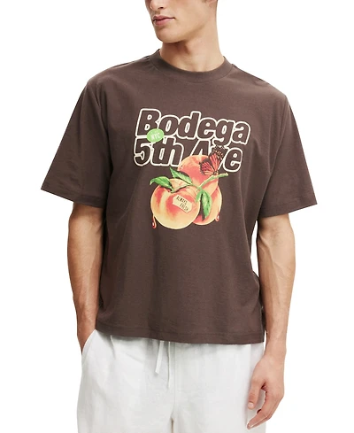 Cotton On Men's Cropped Fit Graphic Short Sleeve T-Shirt