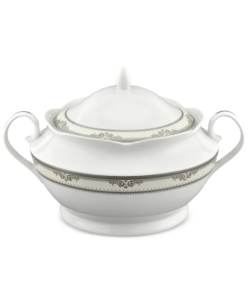Lorren Home Trends Victoria Porcelain Tureen with Lid