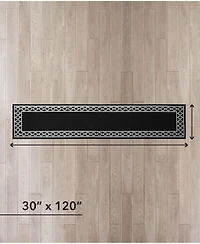 Jean Pierre New York Christine Trellis Border Tufted Runner Rug