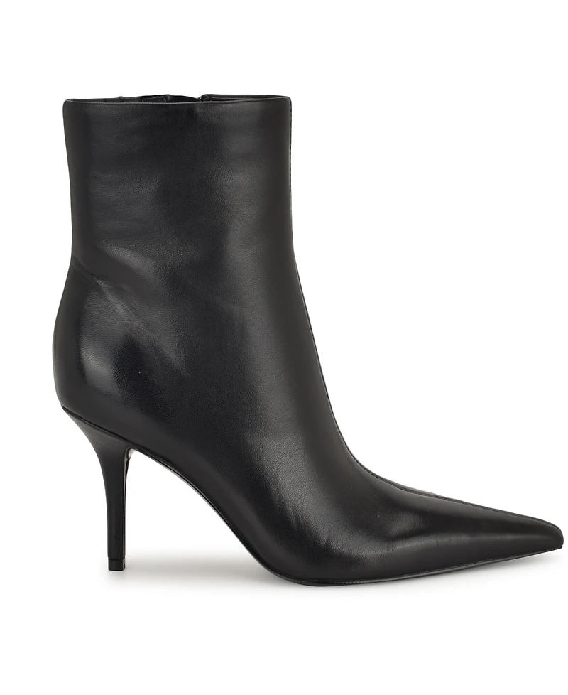 Nine West Women's Ohmy Pointy Snip Toe Stiletto Booties