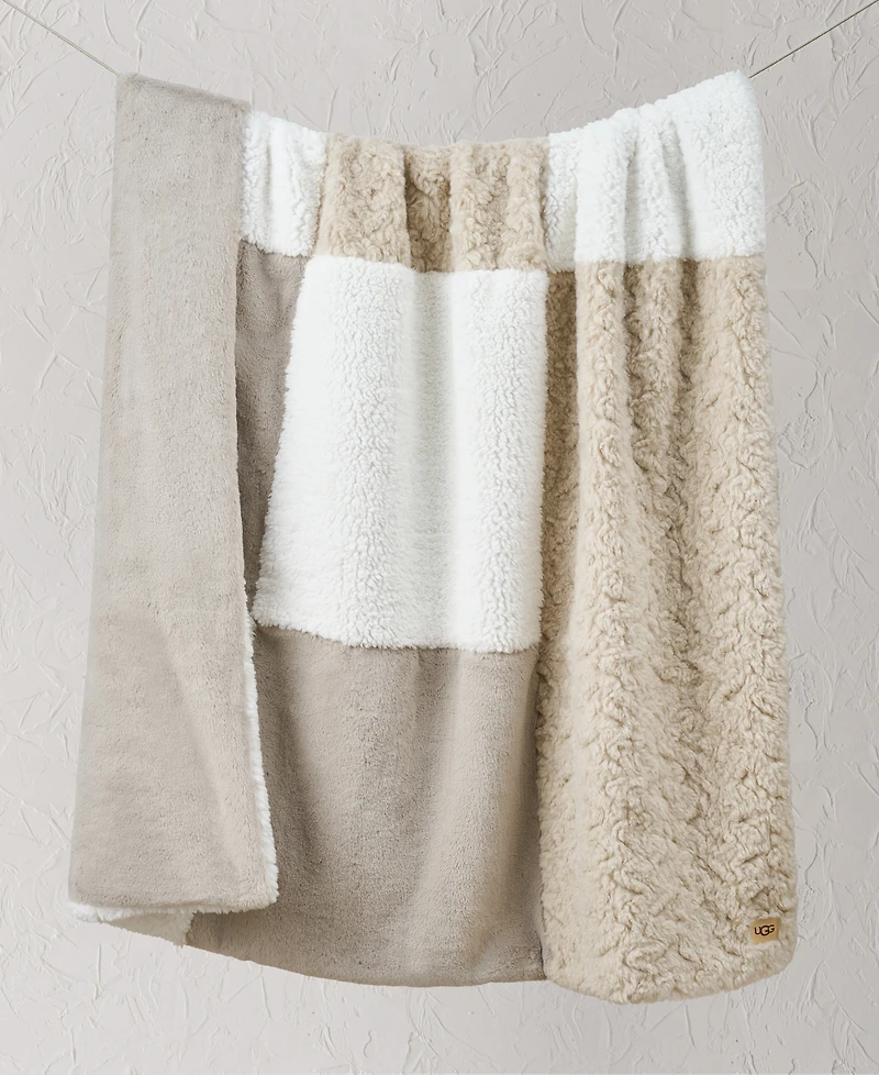 Ugg Orly Mixed Faux-Fur Throw, 50" x 70"