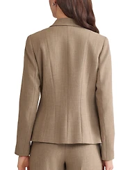 Kasper Women's One Button Notched Collar Blazer