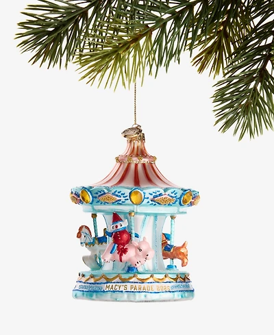 Macy's Thanksgiving Day Parade 2025 Glass Carousel Ornament, Macy's Exclusive
