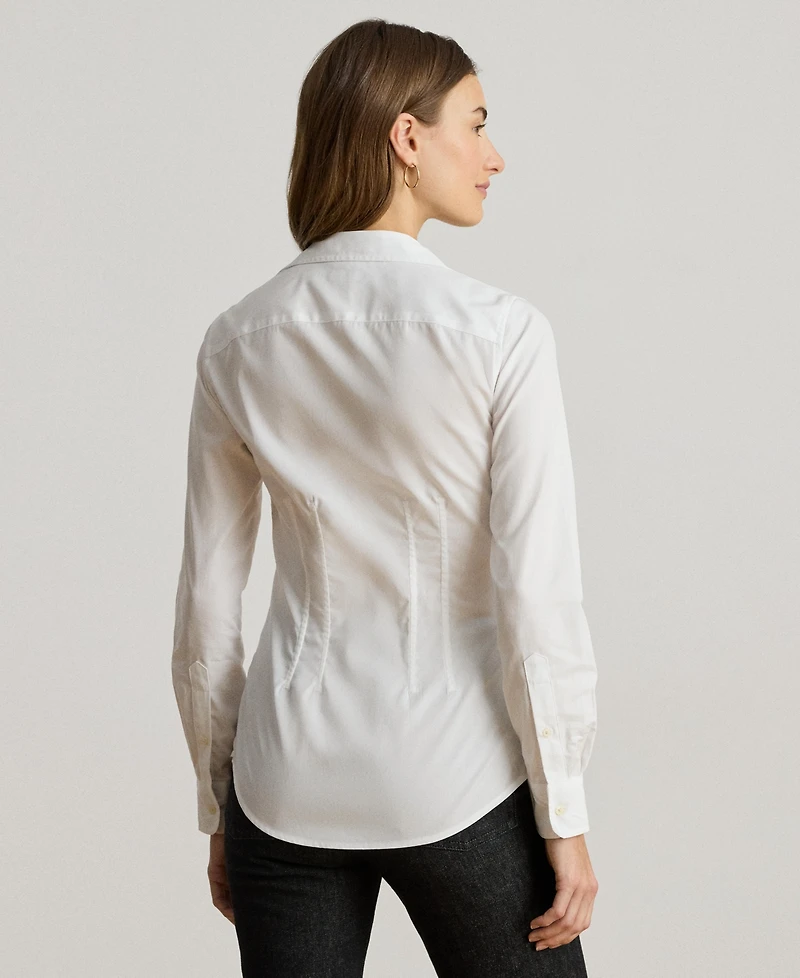 Lauren Ralph Women's Cotton Broadcloth Shirt