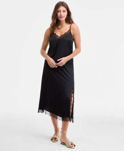 On 34th Womens Lace Trim Tank Lace Trim Slip Skirt Macys Exclusive