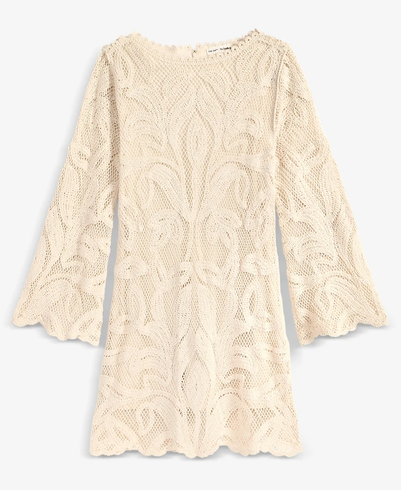 Women's Lace Shift Mini Dress, Macy's Exclusive - On 34th | Alix Friedberg Capsule Collection
