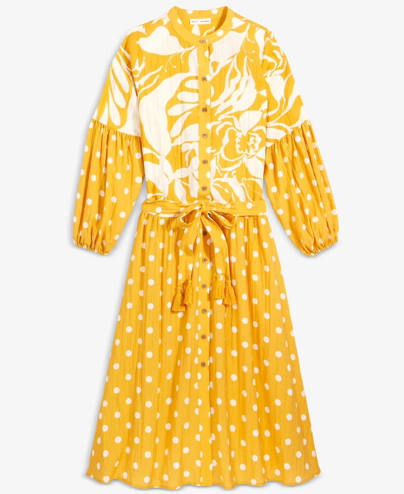 Women's Tie-Waist Maxi Dress, Macy's Exclusive - On 34th | Alix Friedberg Capsule Collection