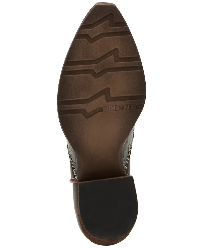 Steve Madden Women's Arroyo Western Cowboy Boots