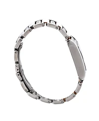 Pre-Owned Cartier Tank Anglaise Quartz Watch in Stainless Steel and Rose Gold with Diamond Markers 23mm