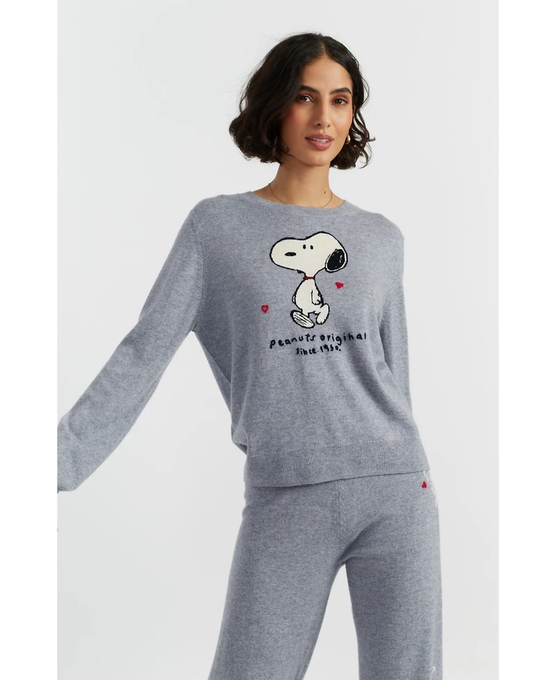 Chinti & Parker Women's Wool Cashmere Peanuts Original Sweater