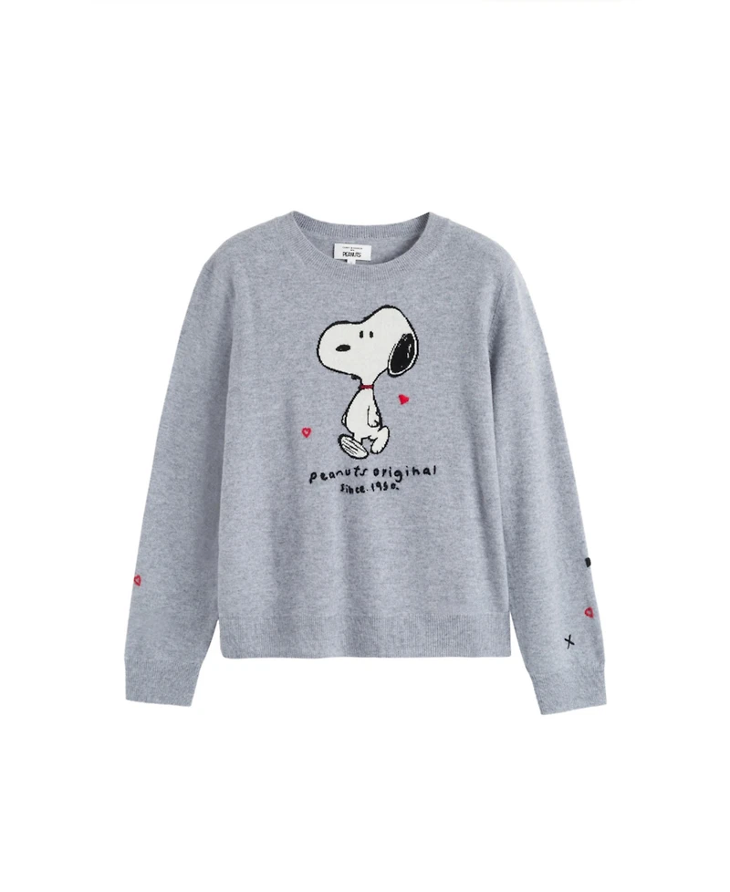 Chinti & Parker Women's Wool Cashmere Peanuts Original Sweater