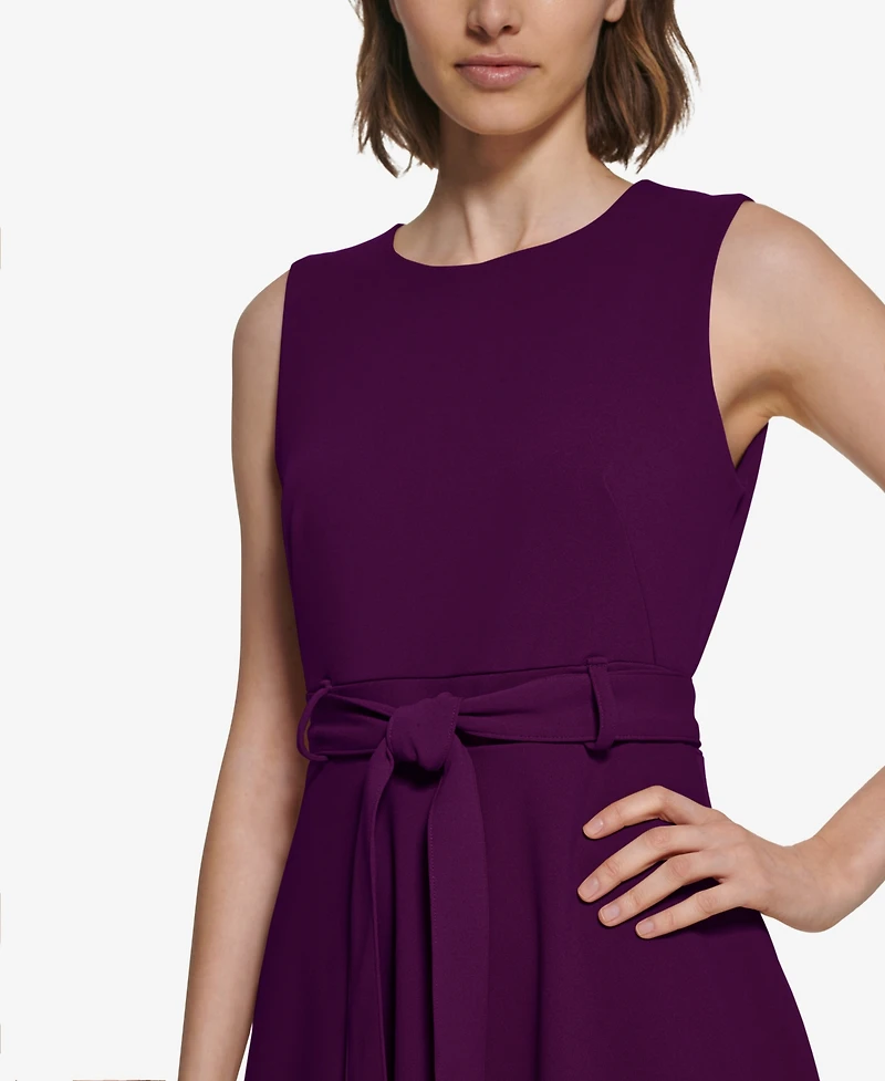Calvin Klein Women's Sleeveless Midi A-Line Dress