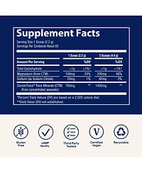 Trace Minerals ConcenTrace Powder, Blue Raspberry, 60 Servings – 700mg per Serving (15 Drops), Full Spectrum Trace Minerals for Whole Body Wellness.