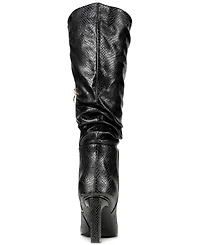 Smash Shoes Women's Fallon Knee High Slouch Dress Boots - Extended Sizes Available