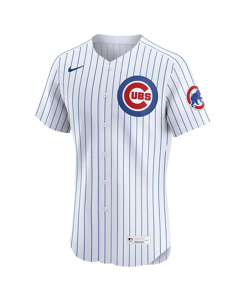 Nike Men's Dansby Swanson White Chicago Cubs Home Elite Jersey