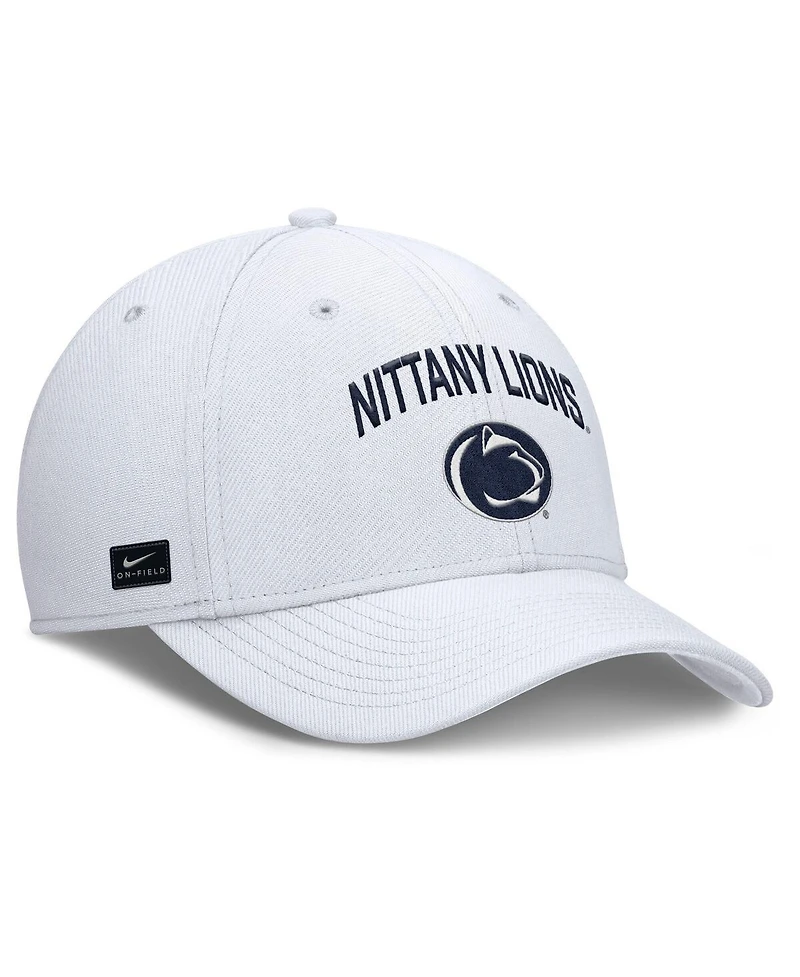 Nike Men's White Penn State Nittany Lions 2025 On-Field Rise Performance Flex Hat
