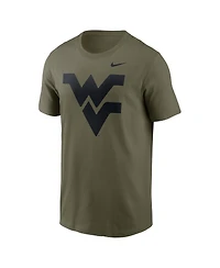 Nike Men's Olive West Virginia Mountaineers Primetime Logo Performance T-Shirt