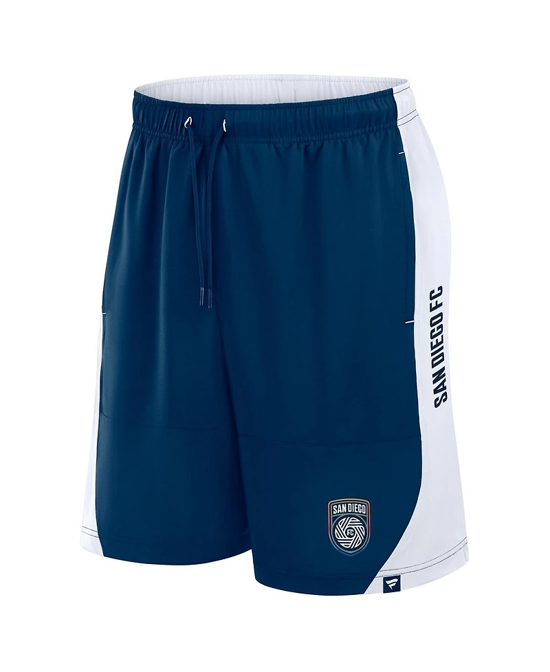 Fanatics Men's Navy San Diego Fc Throw-In Shorts