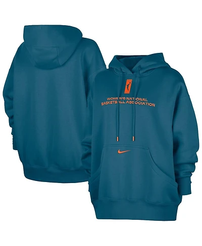 Nike Women's Blue Wnba Logo woman Phoenix Fleece Pullover Hoodie
