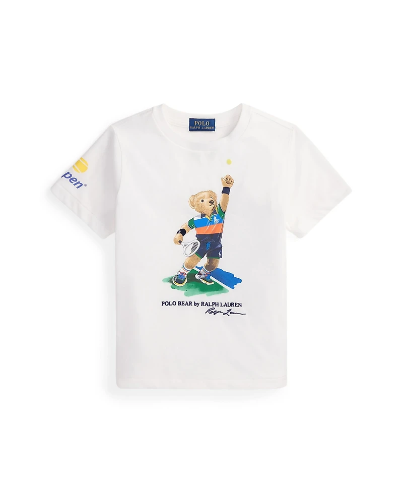 Polo Ralph Lauren Toddler and Little Boys Us Open Bear T-Shirt