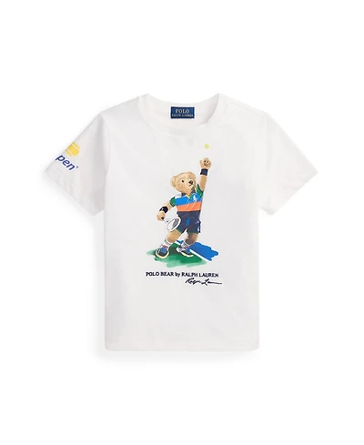 Polo Ralph Lauren Toddler and Little Boys Us Open Bear T-Shirt