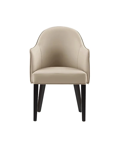 Manhattan Comfort Hillman Leatherette Upholstered Dining Armchair