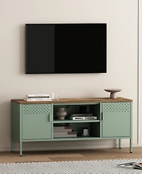 Manhattan Comfort Landen 47.3" 6-Shelf Tv Stand Fits TVs up to 40"