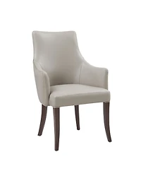 Manhattan Comfort Connie Leatherette Upholstered Dining Armchair