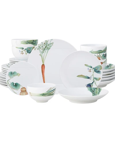 Noritake Kyoka Shunsai 30-Pc. Dinnerware Set, Service for 6