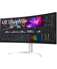 40 inch Ips Hdr Ultrawide Curved Monitor - Silver/White