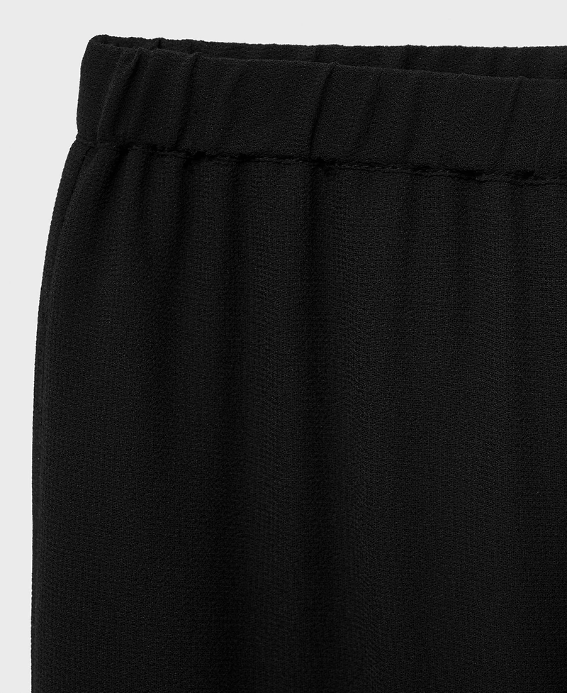 Mango Women's Rhinestone-Embroidered Pants