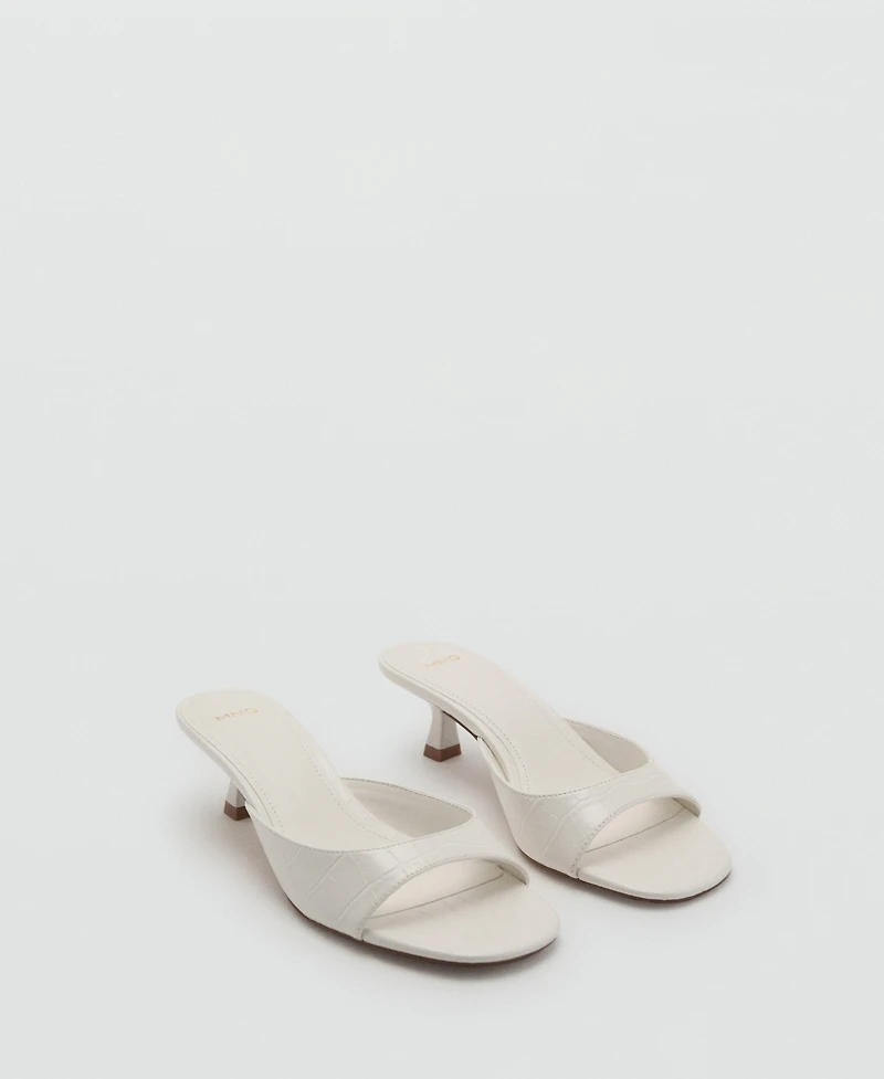 Mango Women's Kitten Heel Sandals