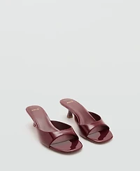 Mango Women's Kitten Heel Sandals