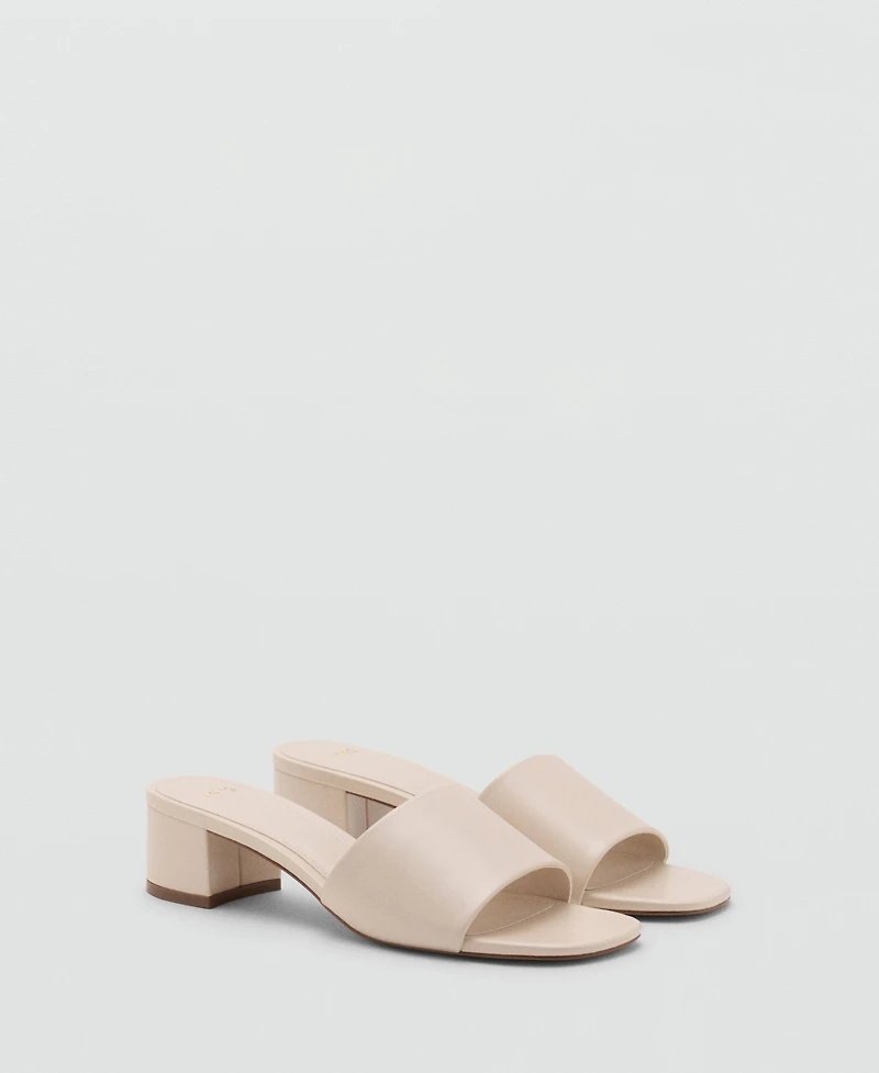 Mango Women's Strap Block-Heel Sandals
