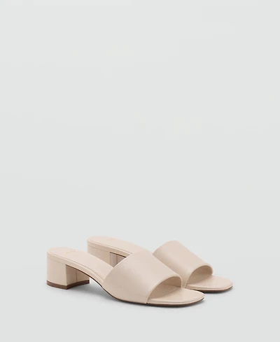 Mango Women's Strap Block-Heel Sandals