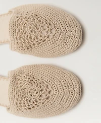 Mango Women's Braided Cotton Slippers