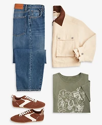 Lucky Brand Women's Western Rope Frame Classic Crew Tee
