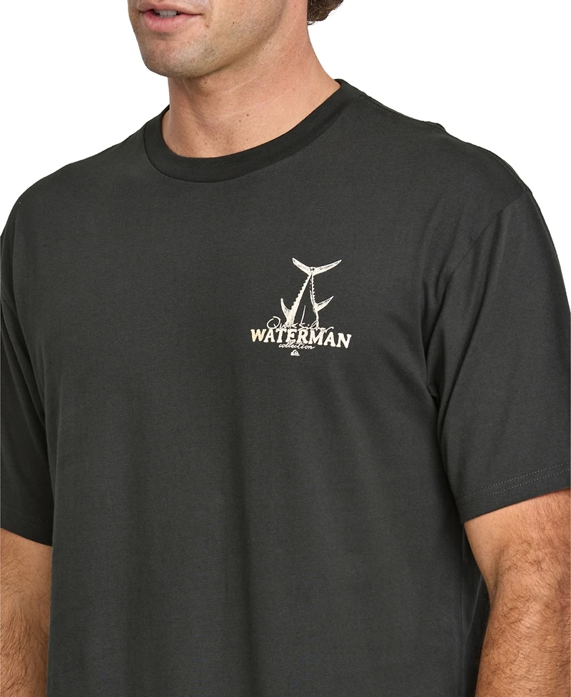 Quiksilver Waterman Men's Core Fisherman Screen T-Shirt