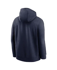 Nike Men's College Navy Seattle Seahawks City Code Club Fleece Pullover Hoodie