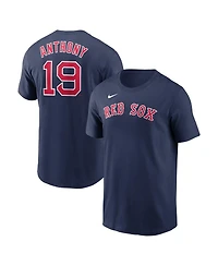 Nike Men's Roman Anthony Navy Boston Red Sox Fuse Name Number T-Shirt